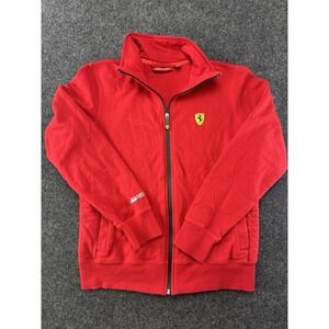 Ferrari Scuderia Womens Full Zip Jacket Red L Official Licensed Product
